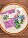 Lilies & Lupines Mini Pop Up Flower Bouquet Greeting Card    