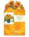 Sunflower Mini Pop Up Flower Bouquet Greeting Card    