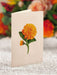 Pumpkin Spice Mini Pop Up Flower Bouquet Greeting Card    