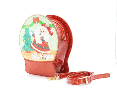 Jolly Santa Snowglobe Handbag    