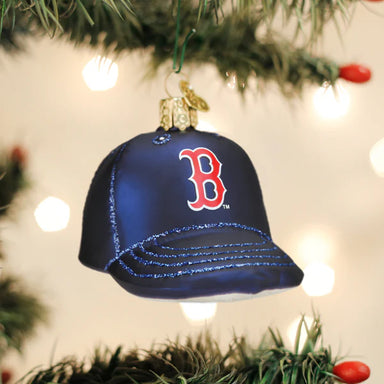 Old World Christmas MLB Boston Red Sox Baseball Hat Ornament