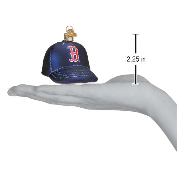 Old World Christmas MLB Boston Red Sox Baseball Hat Ornament