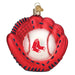 Old World Christmas MLB Boston Red Sox Mitt and Ball Ornament