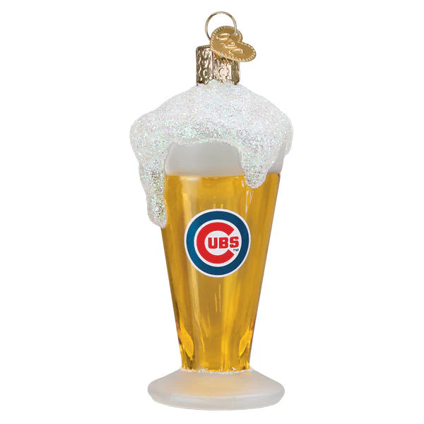 OWC Chicago Cubs Glass Of Beer Ornament