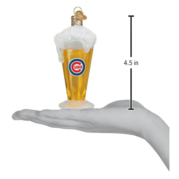 OWC Chicago Cubs Glass Of Beer Ornament