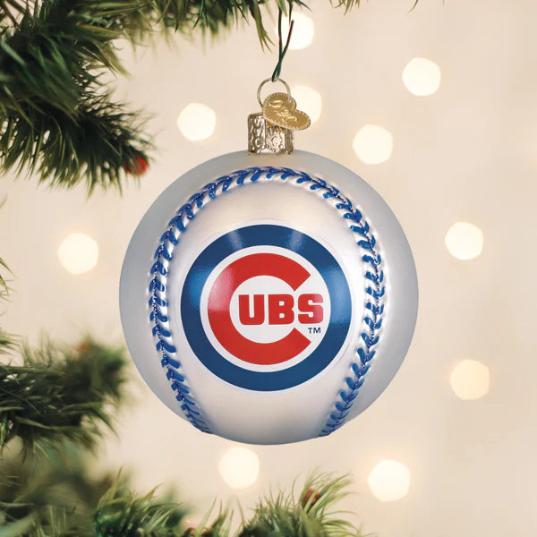 OWC Chicago Cubs Baseball Ornament