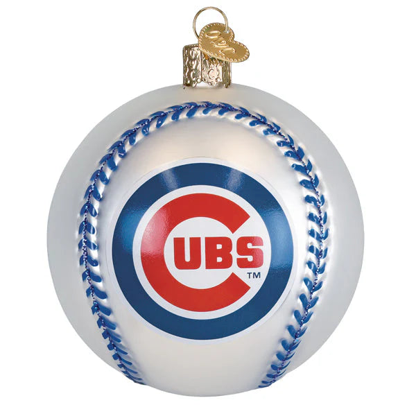 OWC Chicago Cubs Baseball Ornament