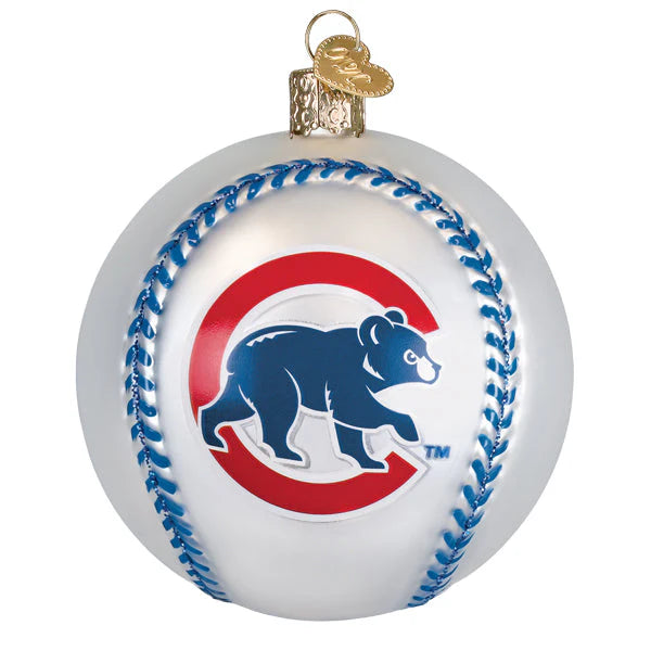 OWC Chicago Cubs Baseball Ornament