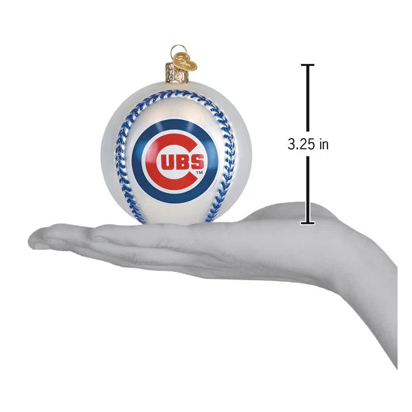 OWC Chicago Cubs Baseball Ornament