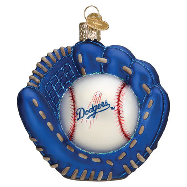 Old World Christmas Los Angeles Dodgers Baseball Mitt Ornament