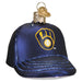 Old World Christmas MLB Milwaukee Brewers Baseball Hat Ornament