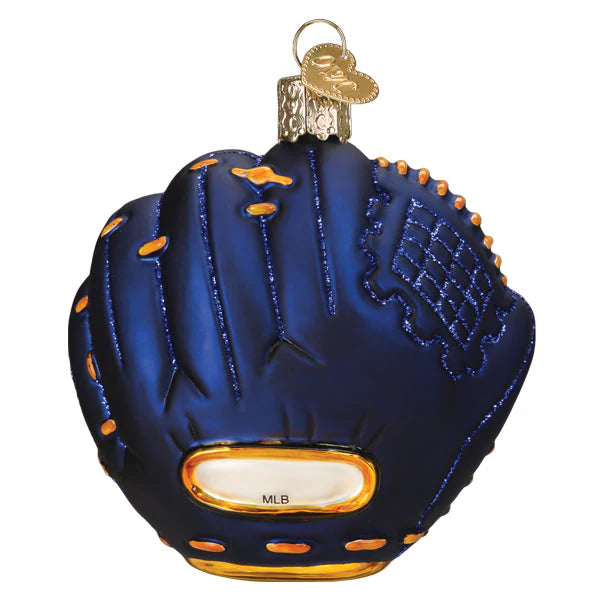 Old World Christmas MLB Milwaukee Brewers Mitt and Ball Ornament