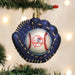 Old World Christmas MLB NY Yankees Mitt and Ball Ornament
