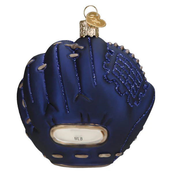 Old World Christmas MLB NY Yankees Mitt and Ball Ornament