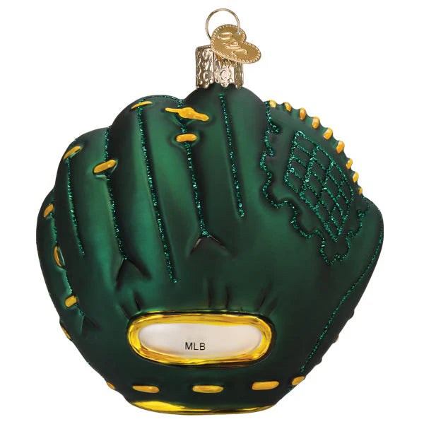 Old World Christmas MLB Oakland A's Mitt and Ball Ornament