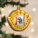 Old World Christmas San Diego Padres Baseball Mitt Ornament