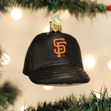 Old World Christmas San Francisco Giants Baseball Hat Ornament    