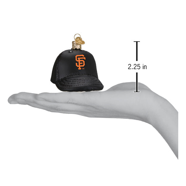 Old World Christmas San Francisco Giants Baseball Hat Ornament    