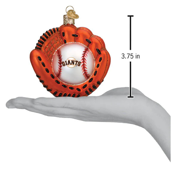 Old World Christmas San Francisco Giants Baseball Mitt Ornament