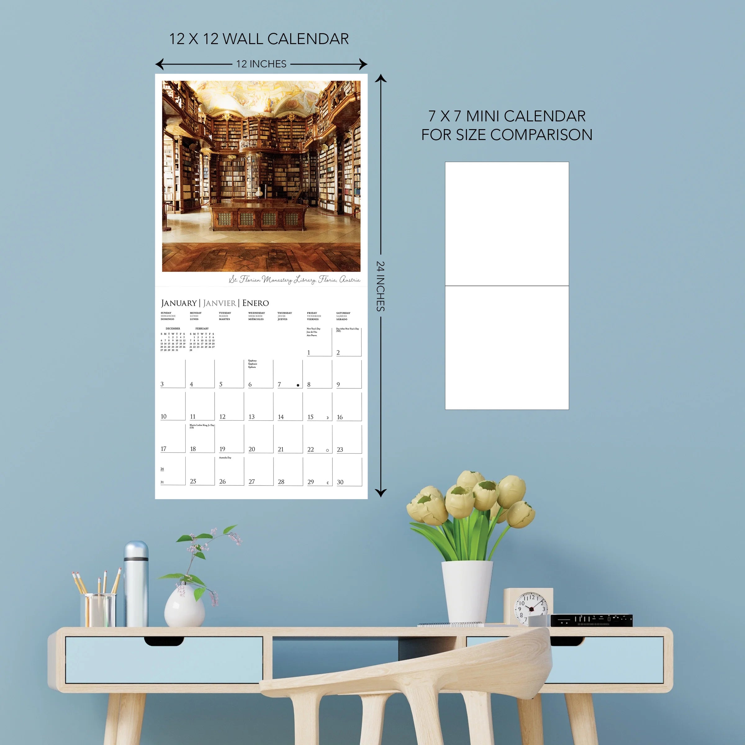 GRPH Libraries 2027 Wall Calendar