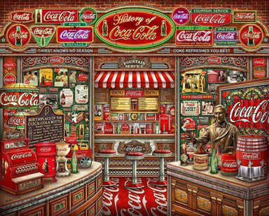 SPRGBK Coca-Cola History 1000 Piece Puzzle