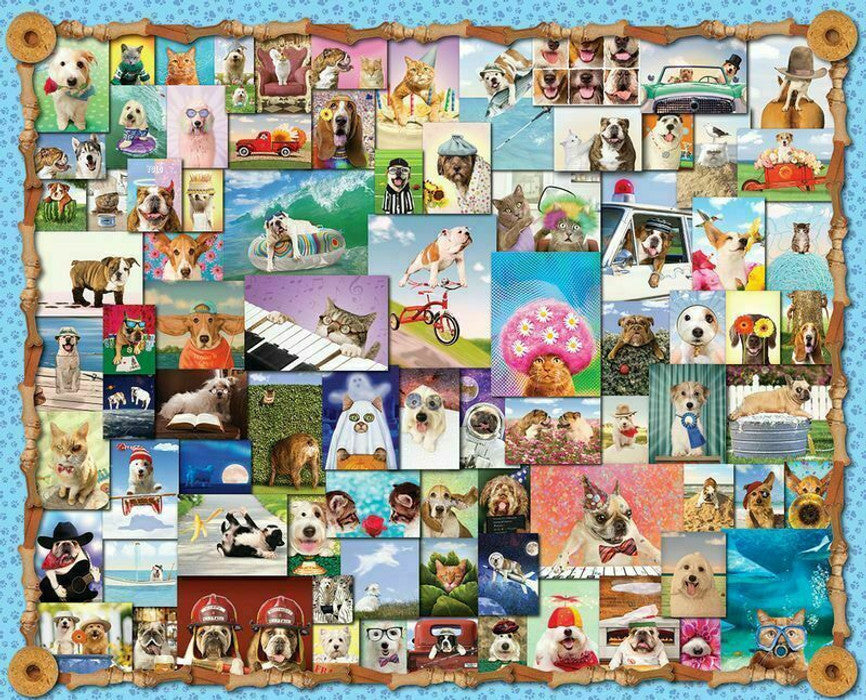 SPRGBK Animal Quackers 1000 Piece Puzzle