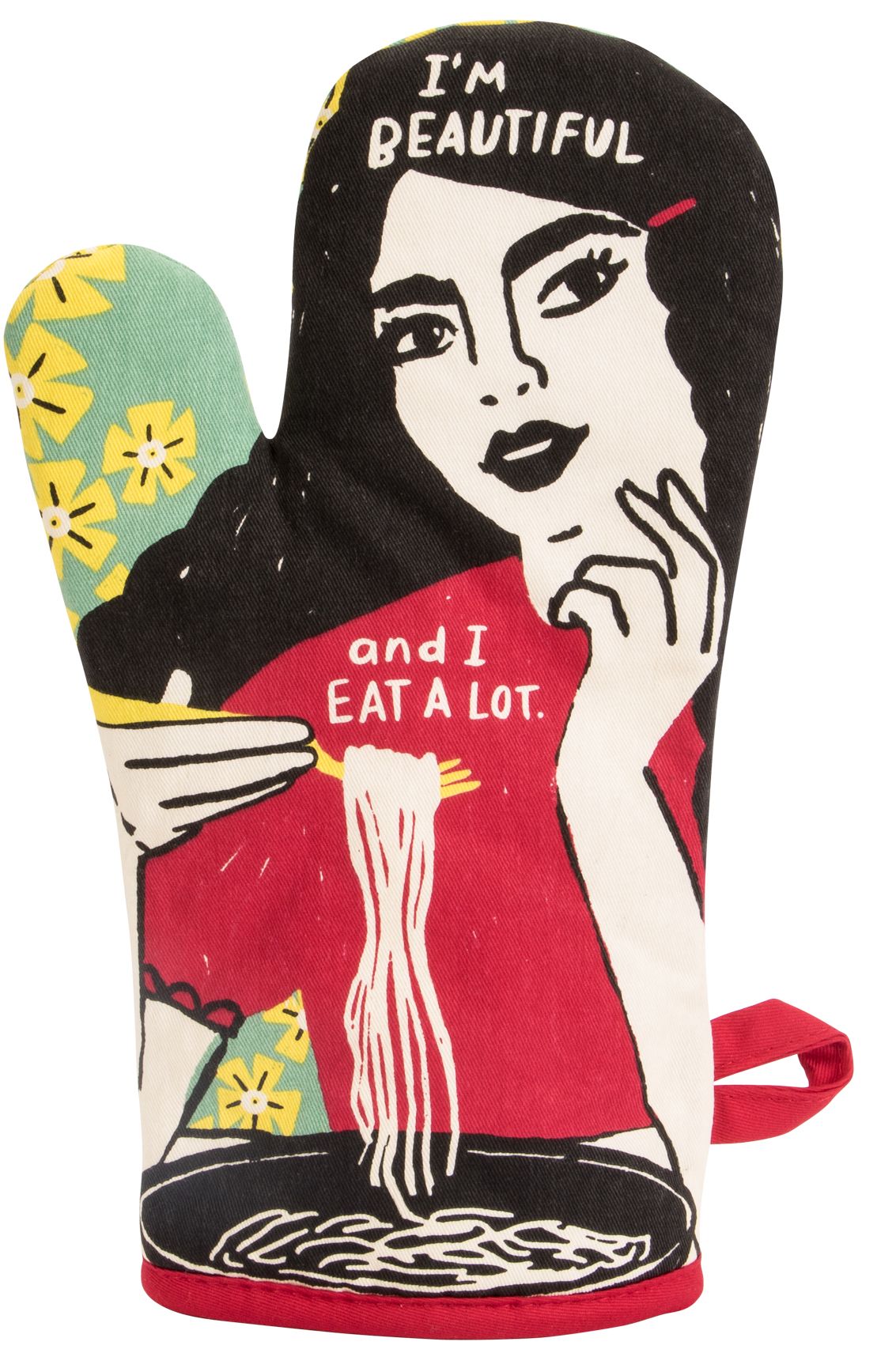 BLUQ I'm Beautiful and I Eat A Lot Oven Mitt