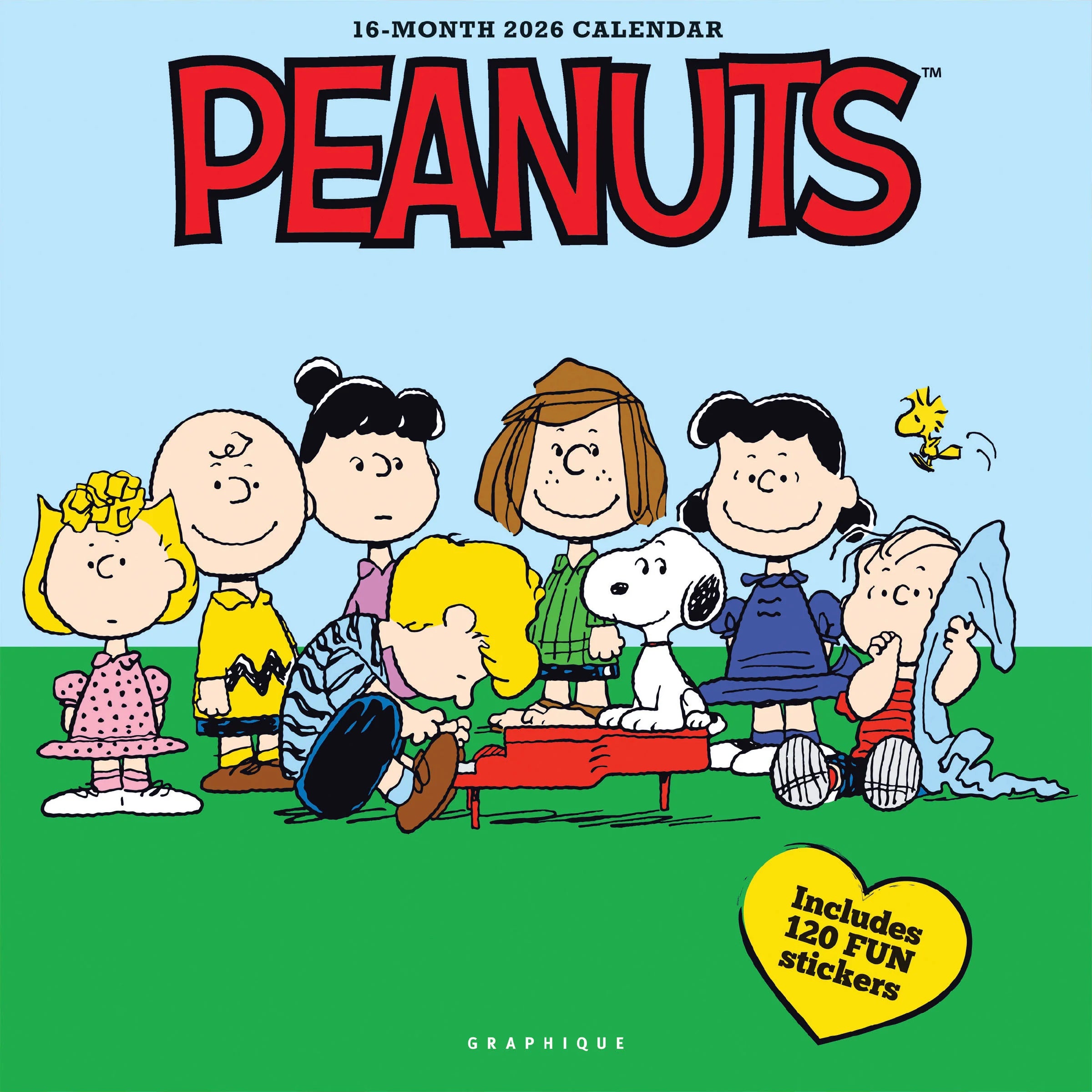 Peanuts 2026 Wall Calendar