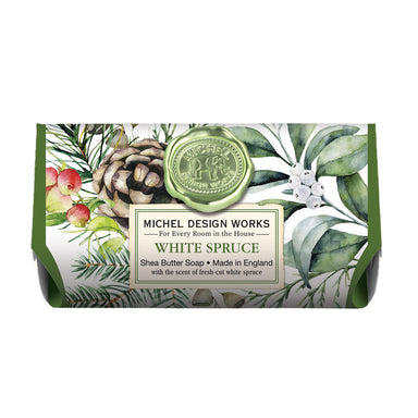 White Spruce Large Shea Butter Soap    