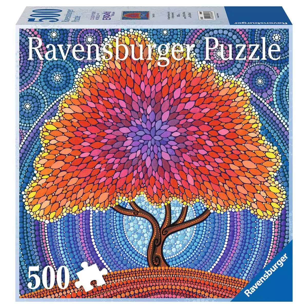 RAV Tree of Life 500 Piece Color Your World with Elspeth McLean Puzzle