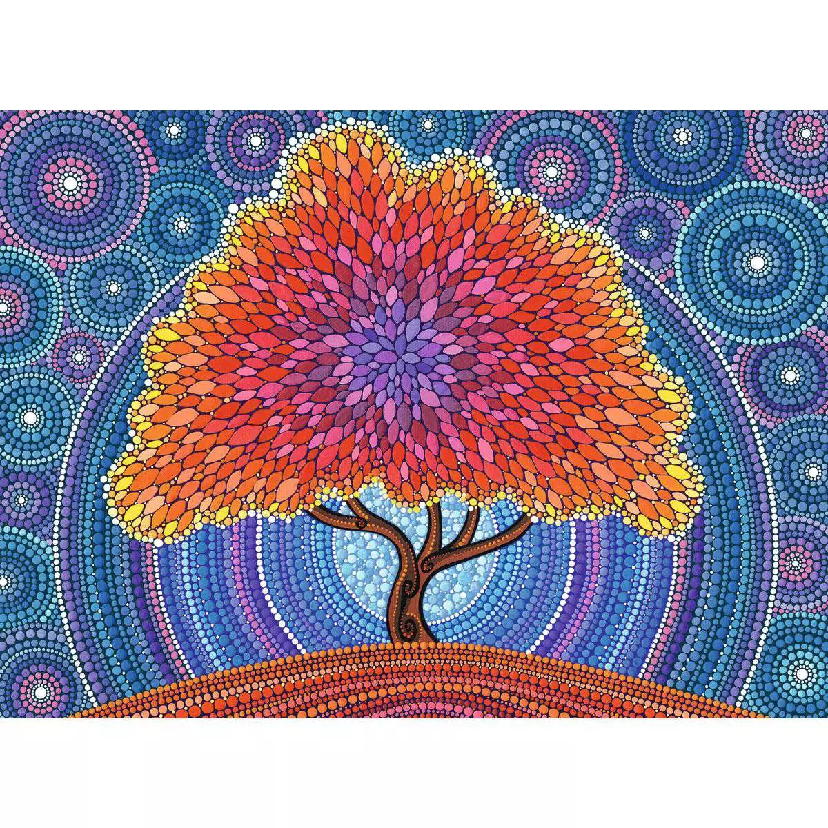 RAV Tree of Life 500 Piece Color Your World with Elspeth McLean Puzzle