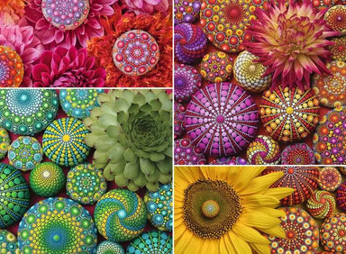 Mandala Blooms 500 Piece Color Your World with Elspeth McLean Puzzle