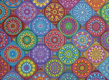 Magnificent Mandalas 500 Piece Color Your World with Elspeth McLean Puzzle