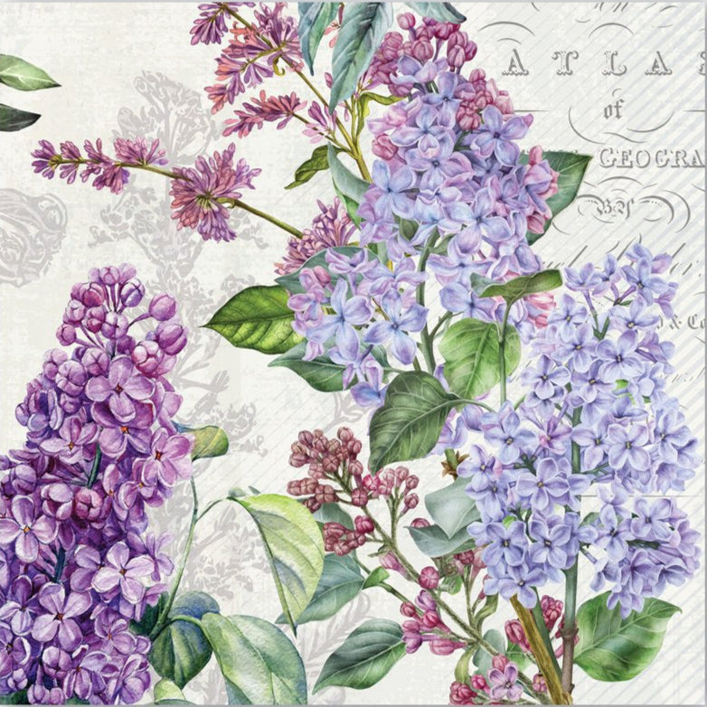 French Lilacs Luncheon Napkins