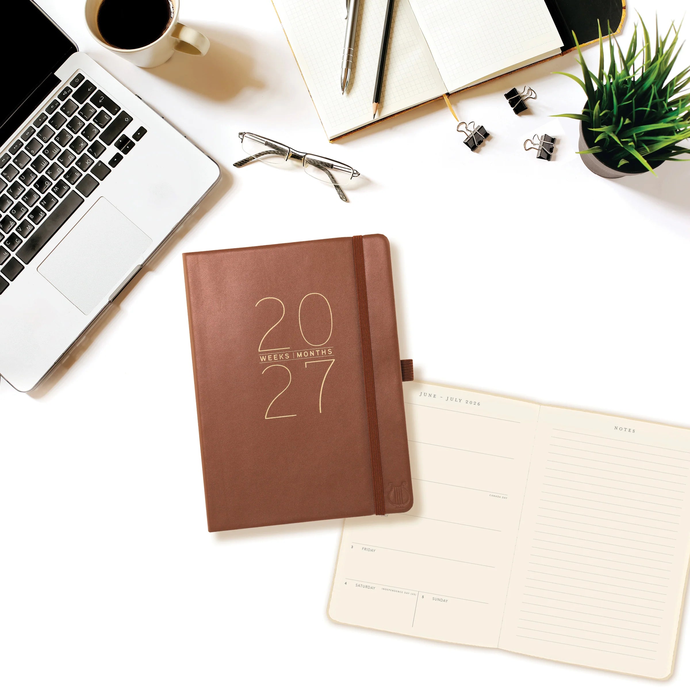 GRPH Apollo Collection: Brown 2027 Engagement Calendar