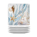 MICHEL DESIGNS Ocean Tide Melamine Canapé Plates