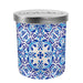 Indigo Seas Decorative Glass Candle