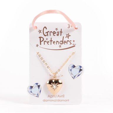 CE Birthstone Heart Locket - April