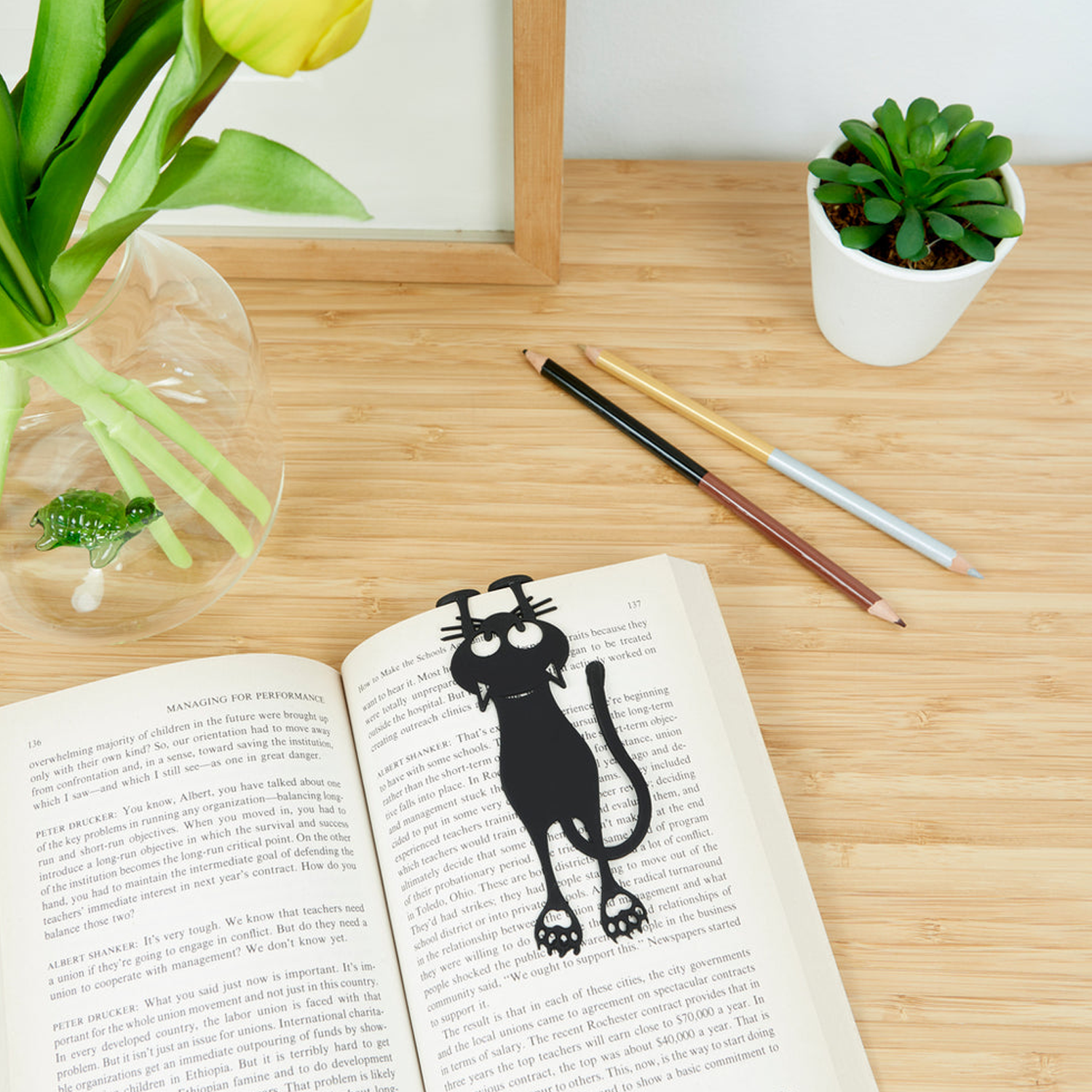 Curious Cat Bookmark