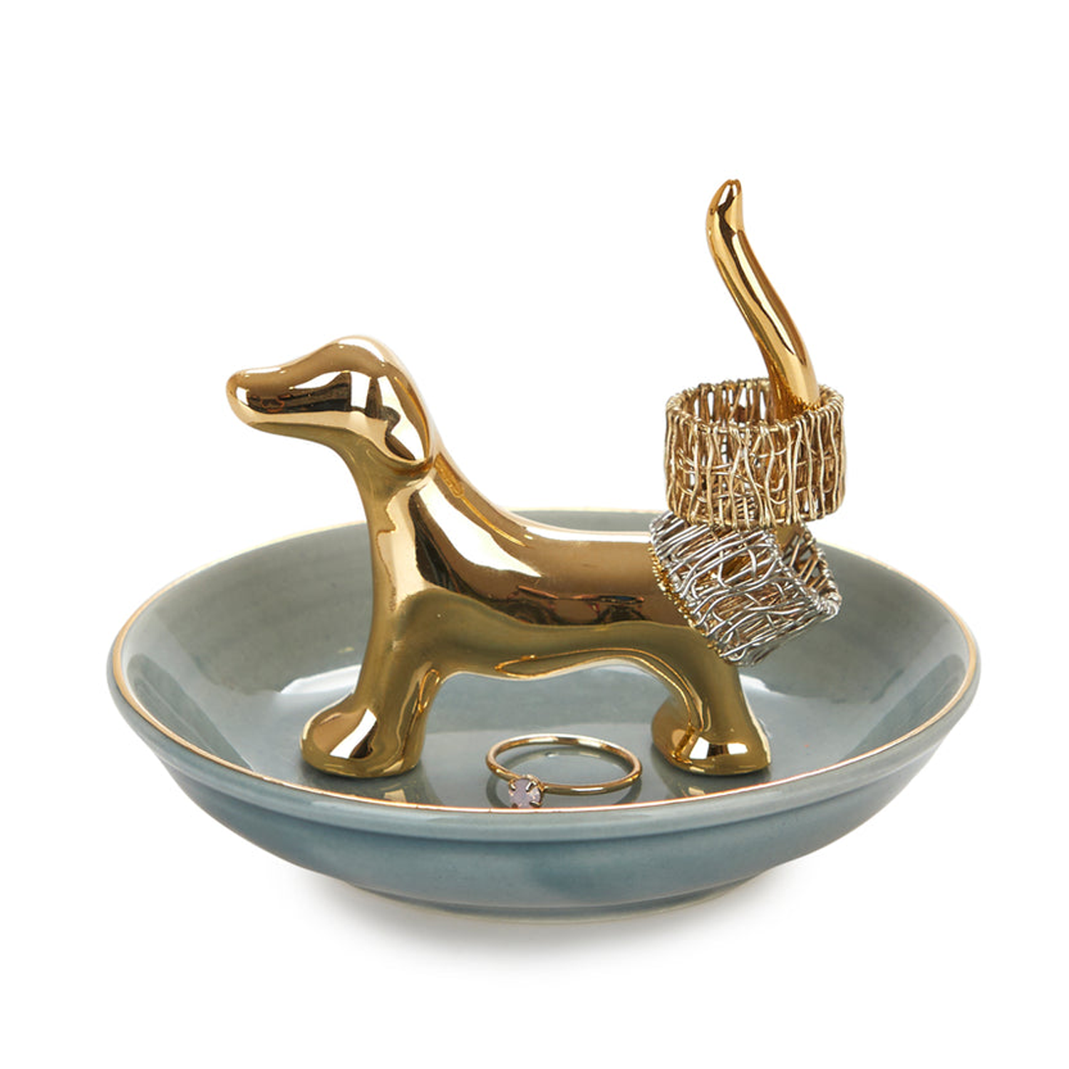 Bassotto Dog Ring Holder