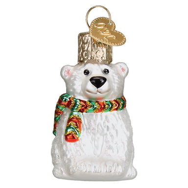 Old World Christmas Gumdrop Mini Polar Bear Ornament    