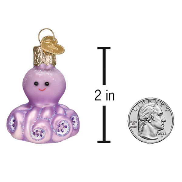 Old World Christmas Gumdrop Mini Octopus Ornament