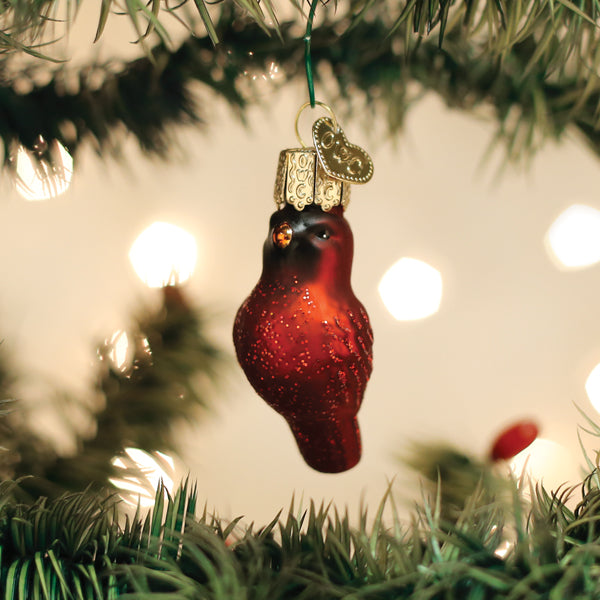 Old World Christmas Gumdrops Mini Red Cardinal Ornament    
