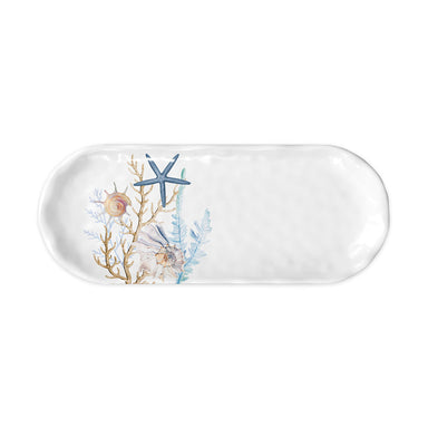Ocean Tide Melamine Accent Tray