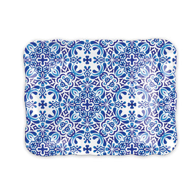 Indigo Seas Melamine Cookie Tray