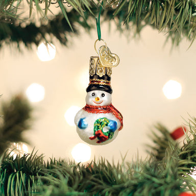 Old World Christmas Gumdrops Mini  Snowman Ornament    