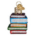 Old World Christmas Mini Gumdrops Stack of Books Ornament