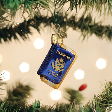 Old World Christmas Gumdrop Mini Passport Ornament    