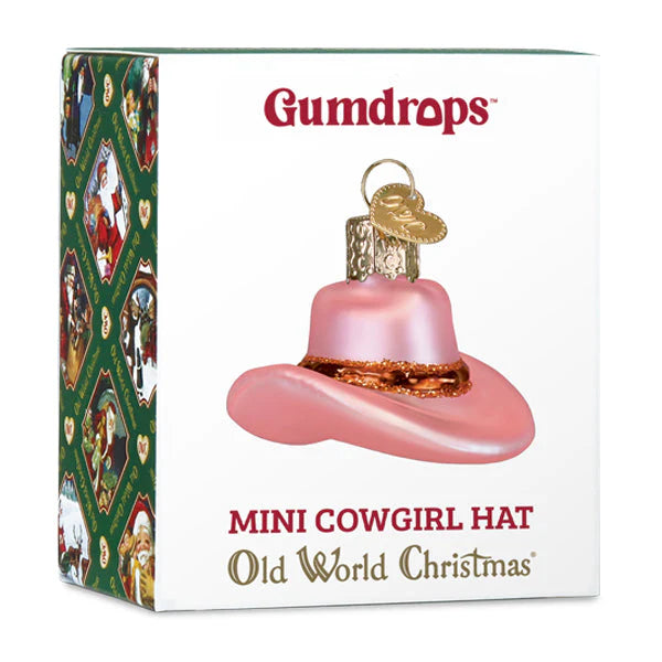 OWC Gumdrops: Mini Cowgirl Hat Ornament