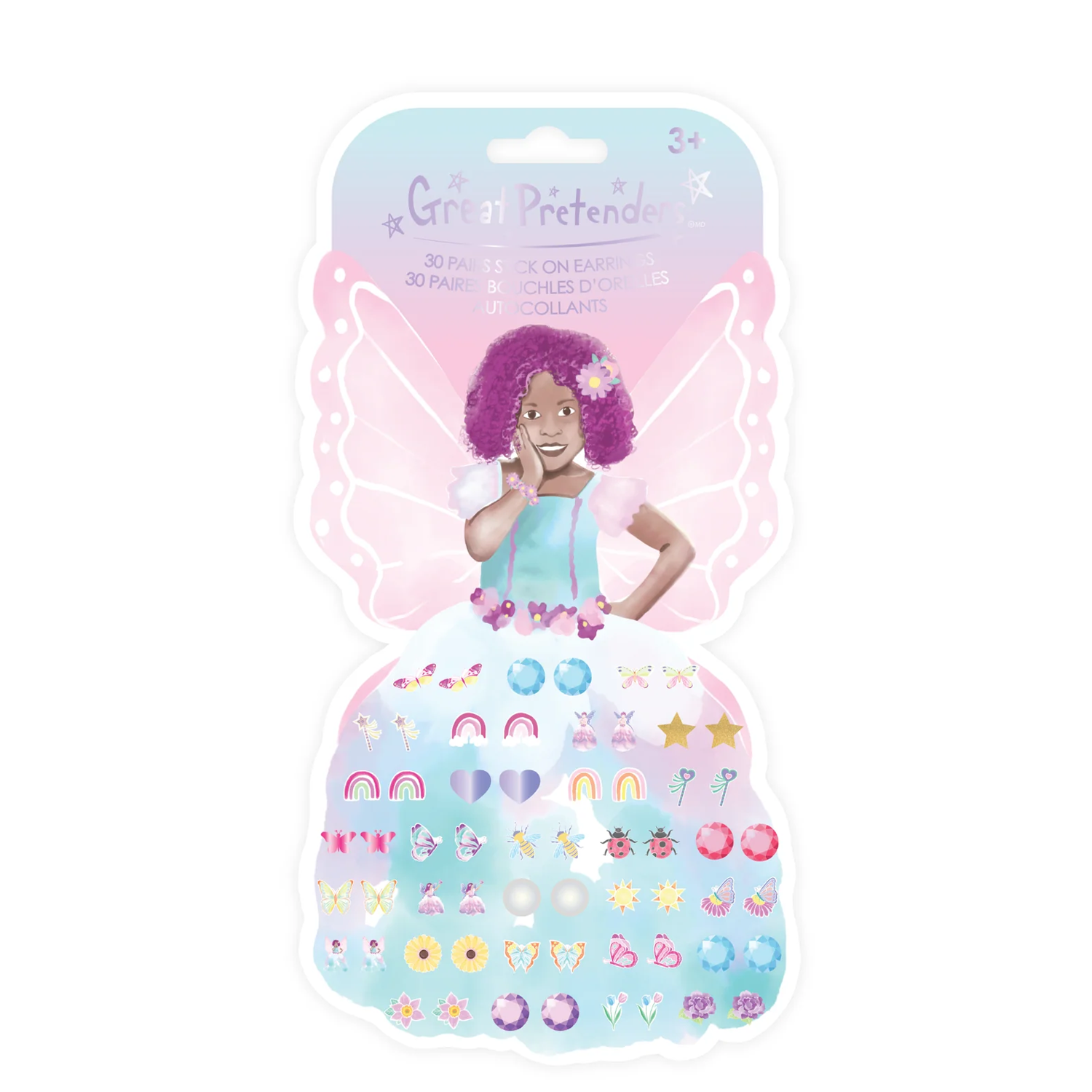 CE Sticker Earrings - Butterfly Fairy Azaria